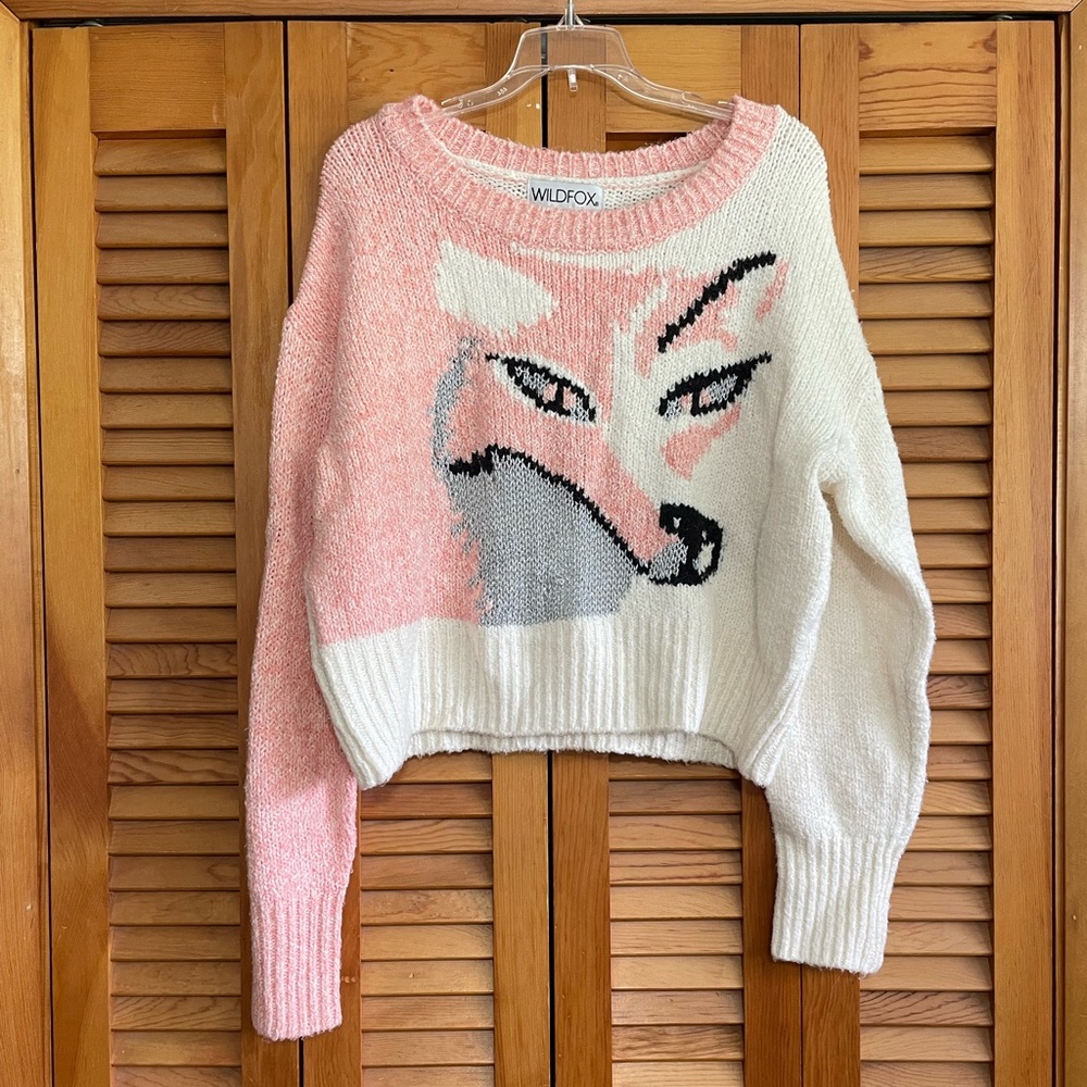 Wildfox Fox Sable Rose Sweater